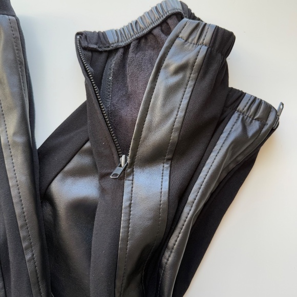 Bailey 44 Joggers Faux Leather Panels Black Size M - Picture 6 of 12
